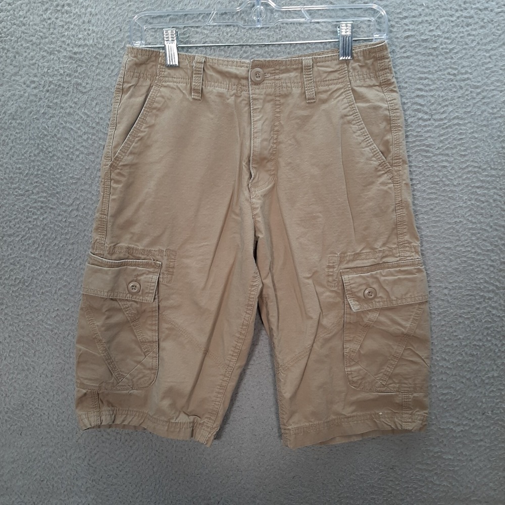 Urban Pipeline Shorts Mens 28 Tan Ripstop Cargo Longer Length Workwear Skater